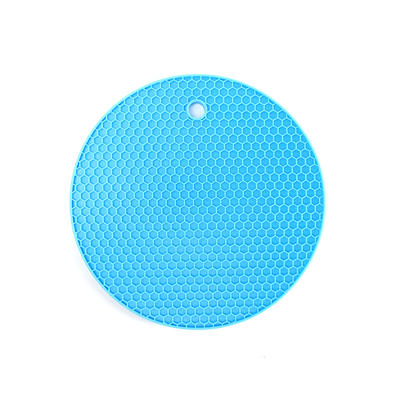 Thick Round Honeycomb Food Grade Silicone Placemat Insulation Pad