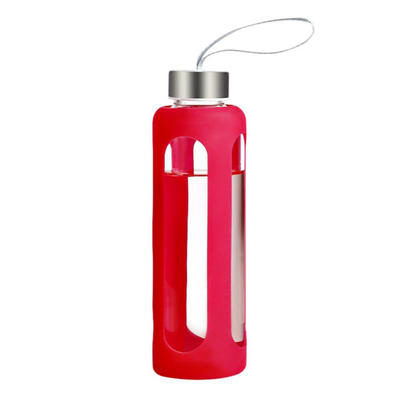 Glass Water Bottles With Silicone Sleeve