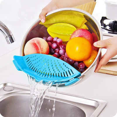 Silicone Clip-on Stew-Pan Strainer